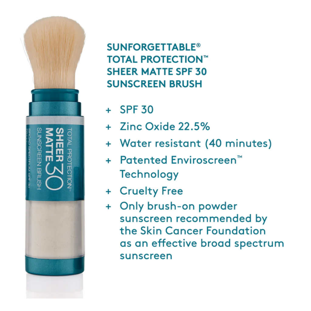 Sunforgettable Sheer Matte SPF 30 Brush texture
