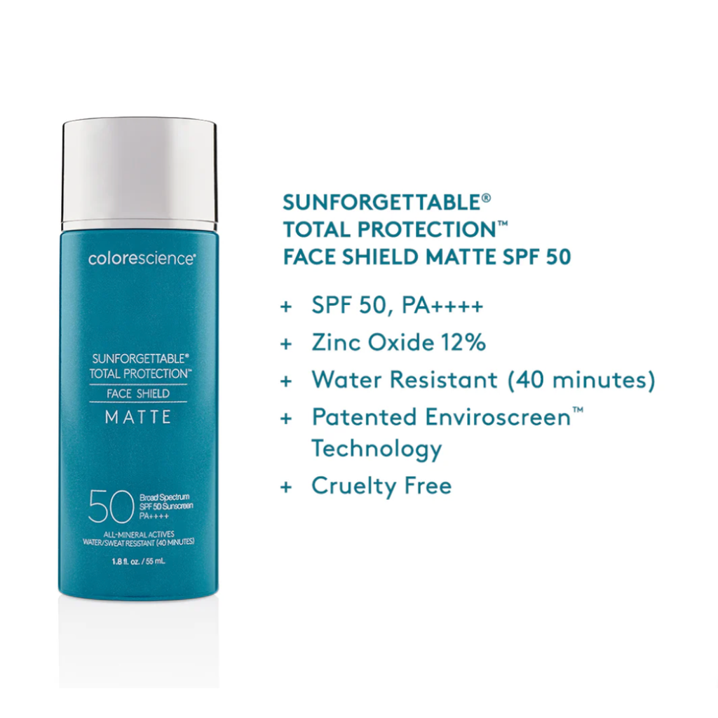 Sunforgettable Face Shield Matte SPF 50 packaging