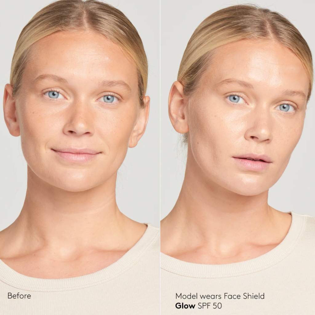 Sunforgettable Face Shield Glow SPF 50 texture