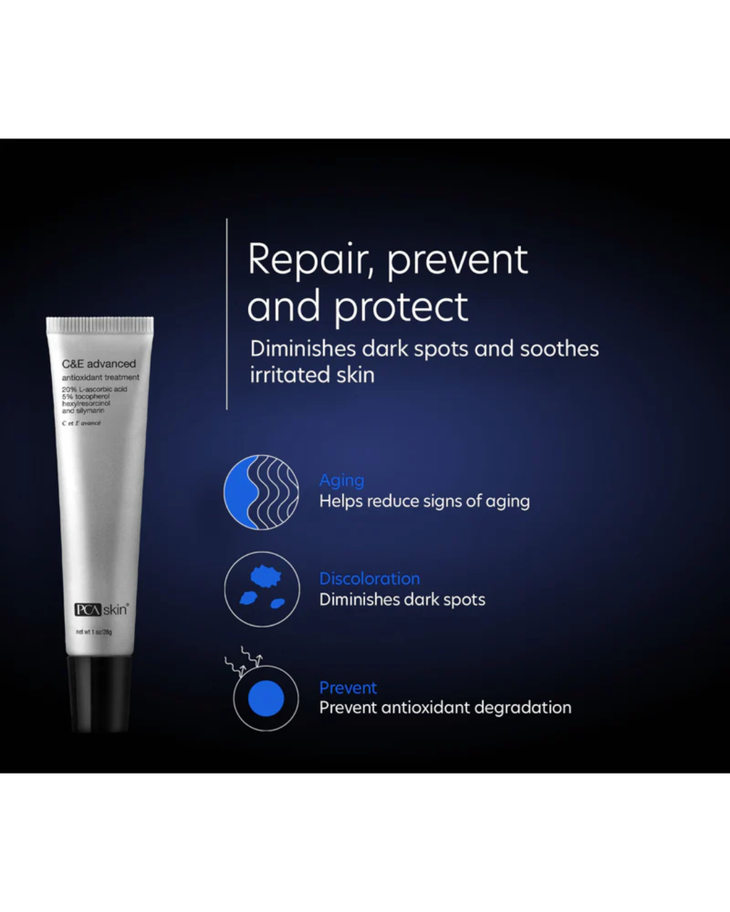 C&E Advanced Antioxidant Treatment ingredient close-up