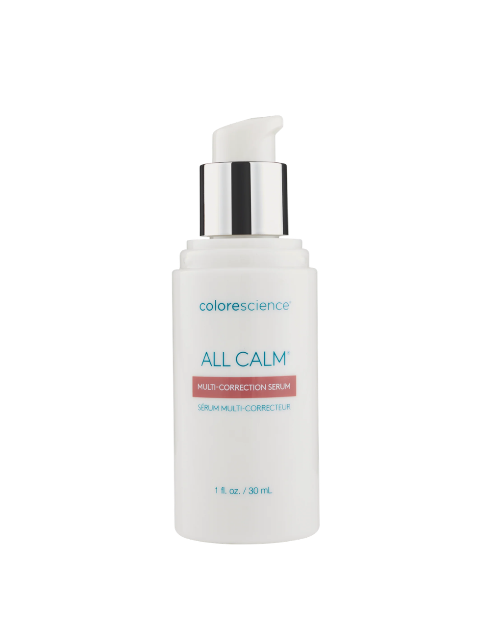 All Calm Multi-Corrective Serum bottle by Colorescience for sensitive, redness-prone skin