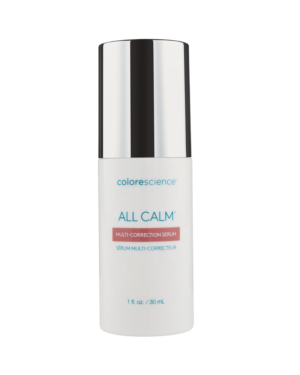 All Calm Multi-Corrective Serum texture swatch showing lightweight, colorless formula