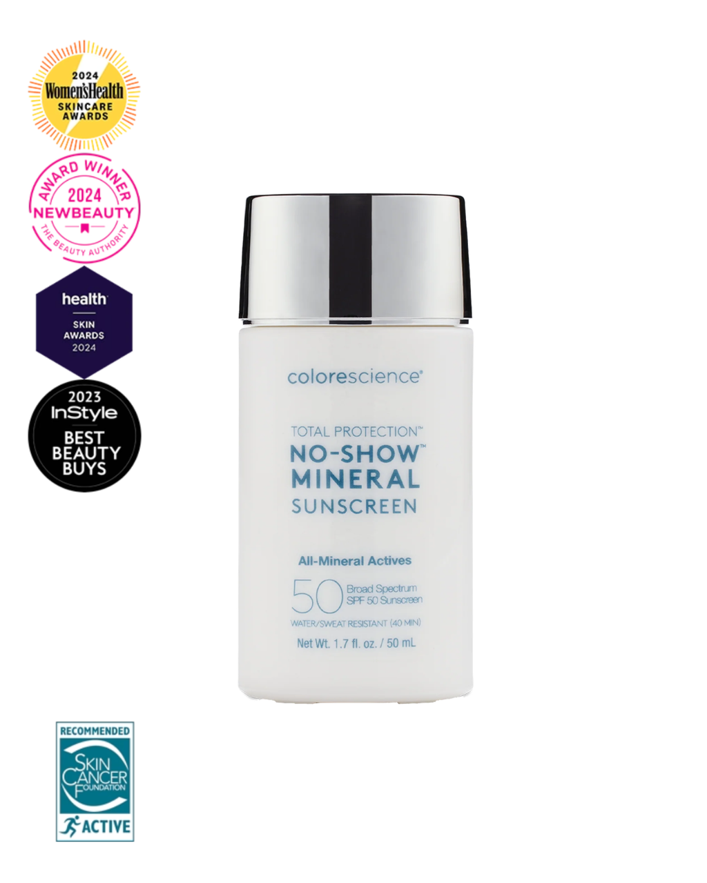 Total Protection No-Show Mineral Sunscreen SPF 50 by Colorescience